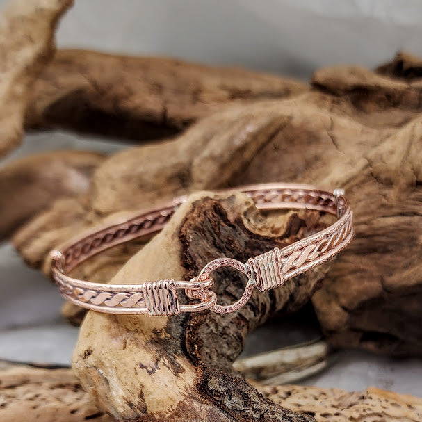3 Strand Twist Bracelet - Copper