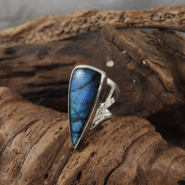 Labradorite Filigree Ring - OOAK