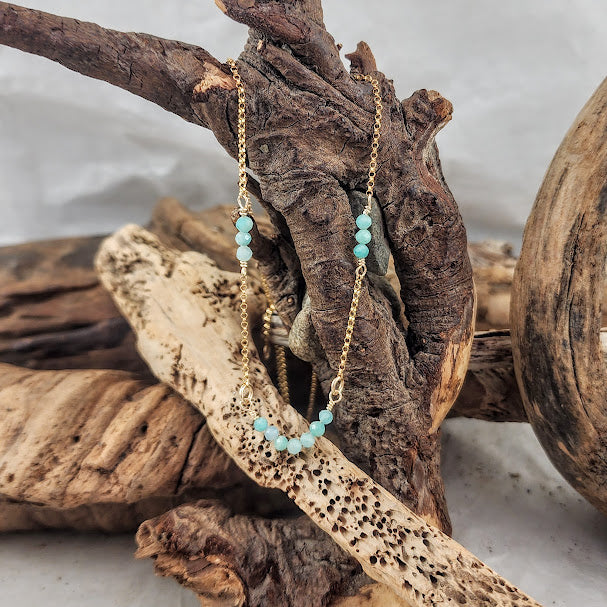 Amazonite 14k Goldfill Chain