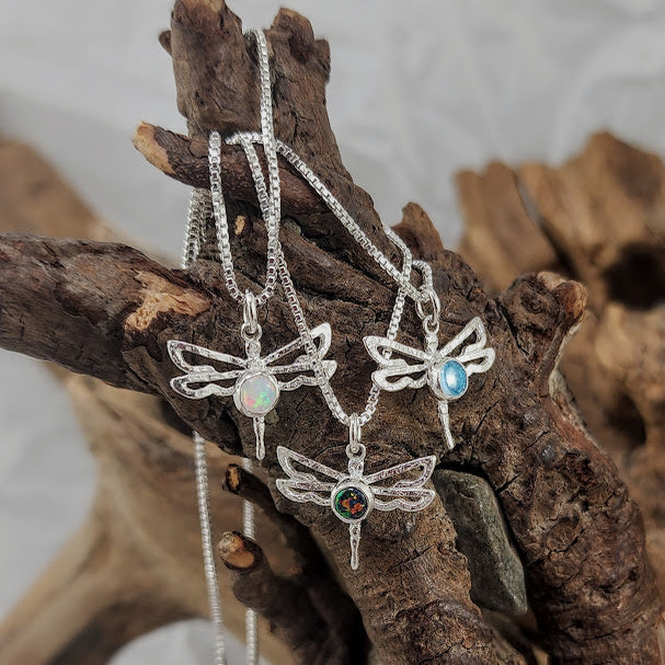Dragonfly Pendants - 4mm Stones