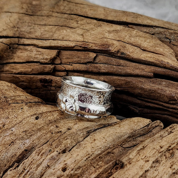 Meditation Ring with Bee