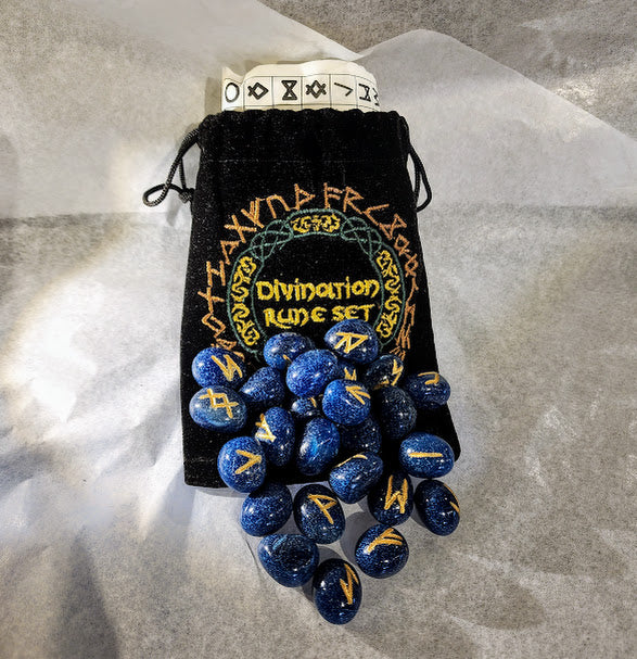 Stone Runes - Blue Onyx