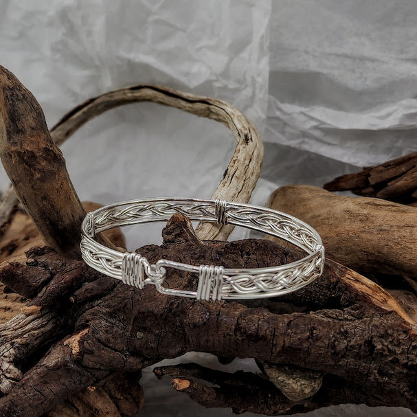 Braided and Wrapped Clasp Bracelet