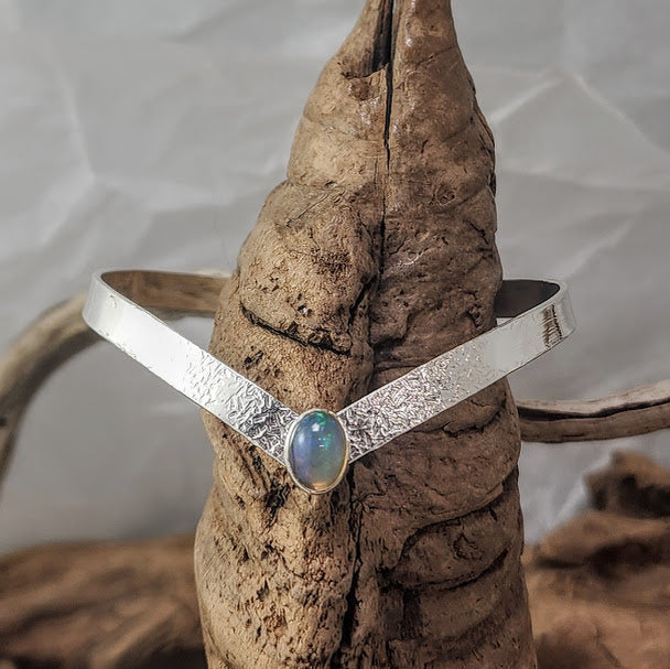African Opal Chevron Cuff - Adjustable