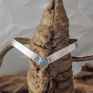 African Opal Chevron Cuff - Adjustable