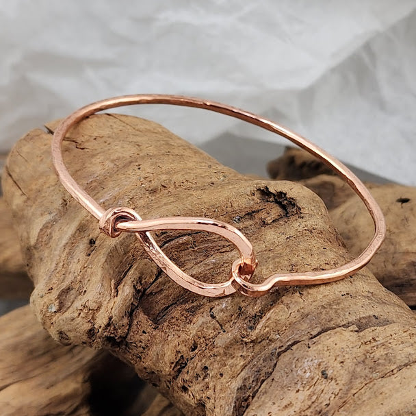 Copper Lariat Bracelet - 12 gauge