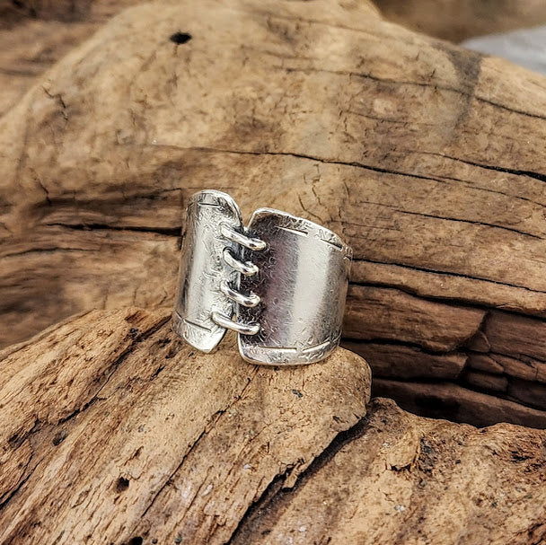 Corset Ring - Side to Side Stitches