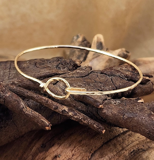 Lariat Bracelet - Sterling Silver and 14k Goldfill