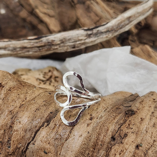 Silver Swirl Ring