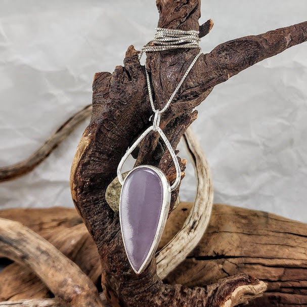 Teardrop Charoite Pendant