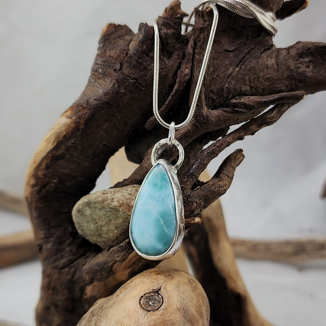 Larimar teardrop Pendant