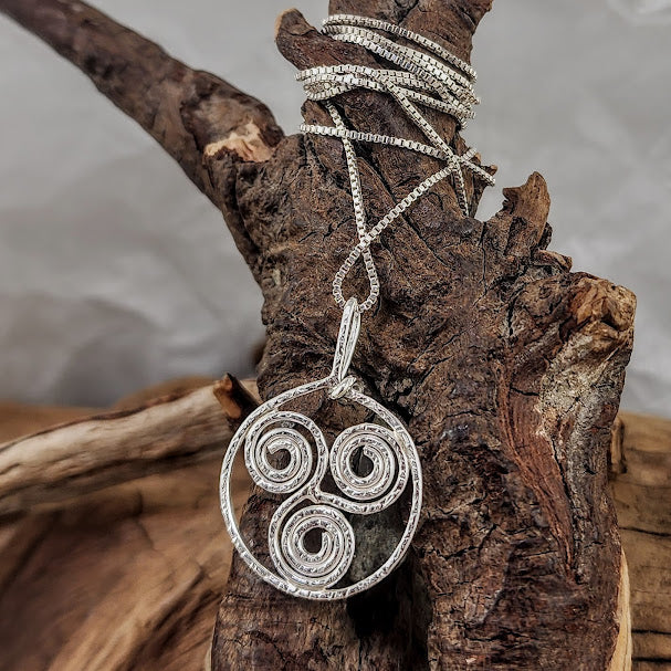 Silver Triskele Pendant
