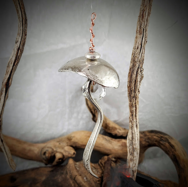 Mushroom Chime - Vintage Rogers Silverplate Spoon