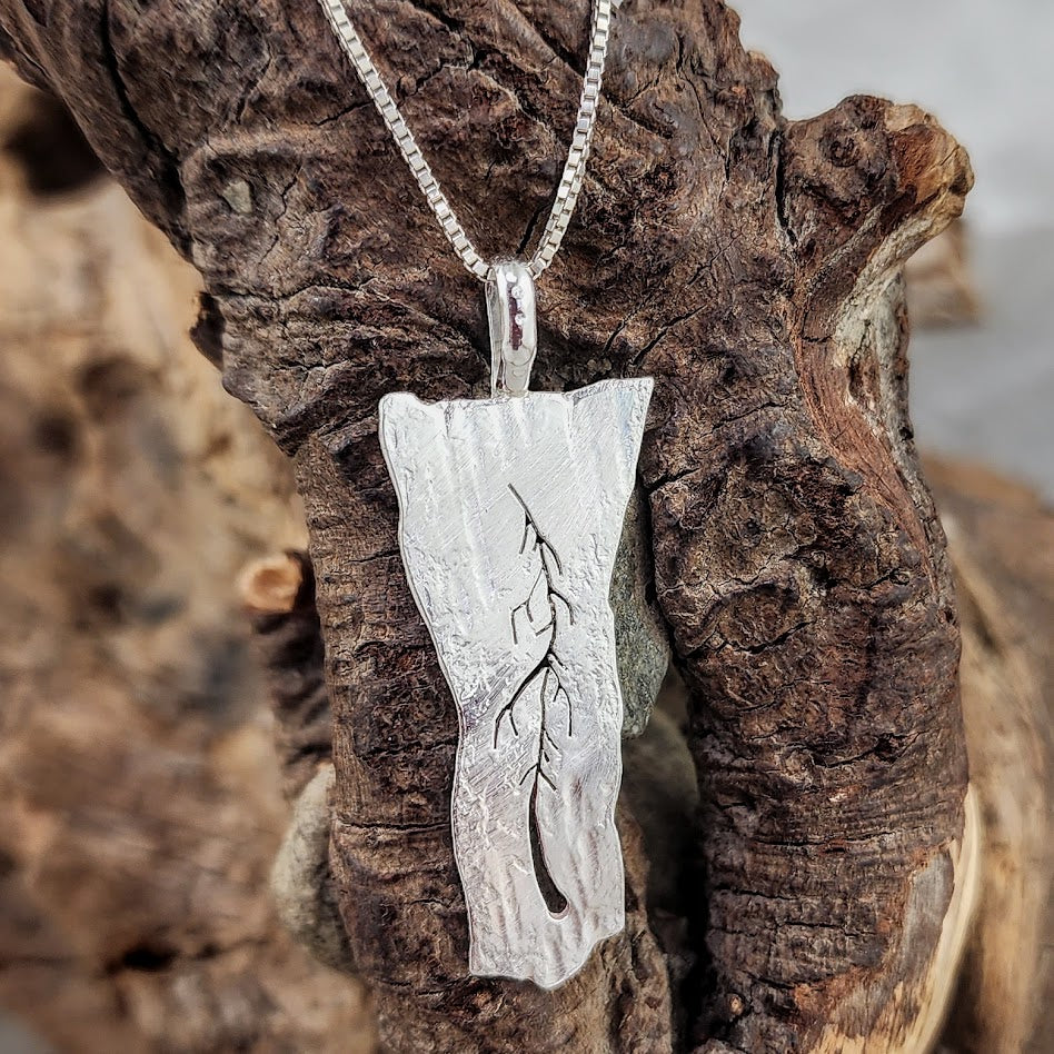 Whimsical One Tree Pendant