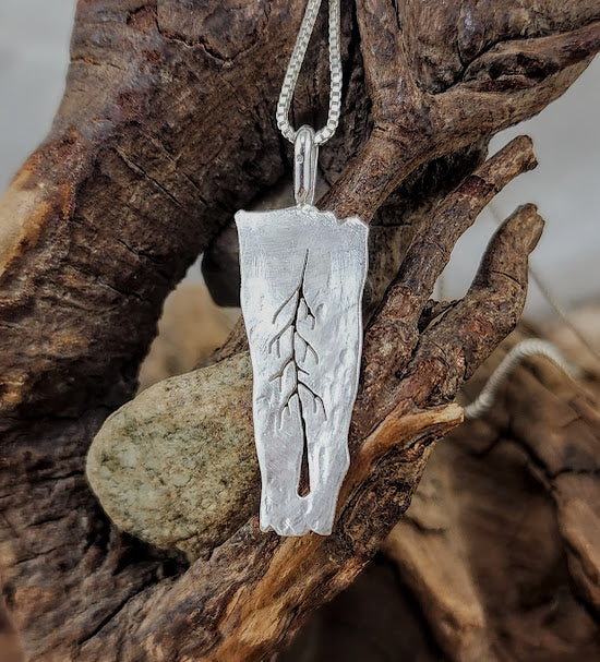 Whimsical One Tree Pendant - 1.25 inch