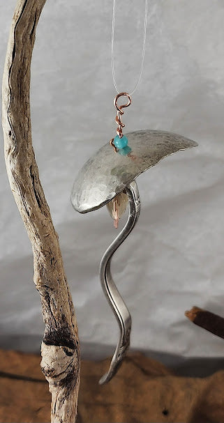 Mushroom Chime - Vintage Rogers Silver Plate Spoon