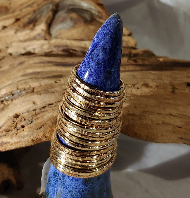 14k goldfill stacking rings