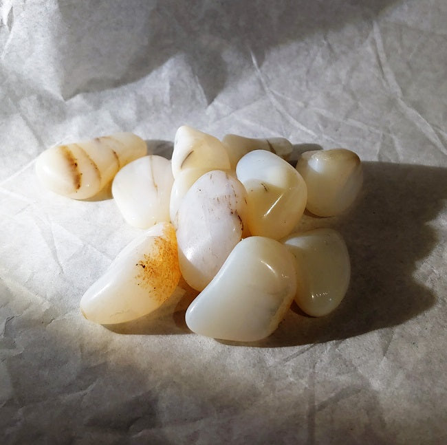 White Opal - tumbled