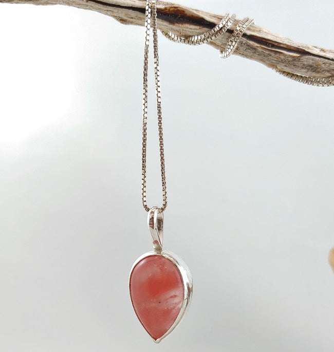Cherry Quartz pendant