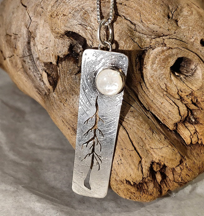 Whimsical Tree with Mother of Pearl