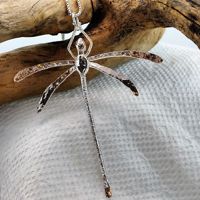 Sterling Silver Dragonfly Pendant