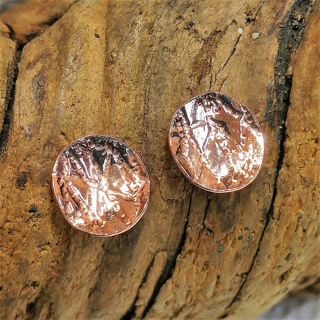 Roll printed copper studs