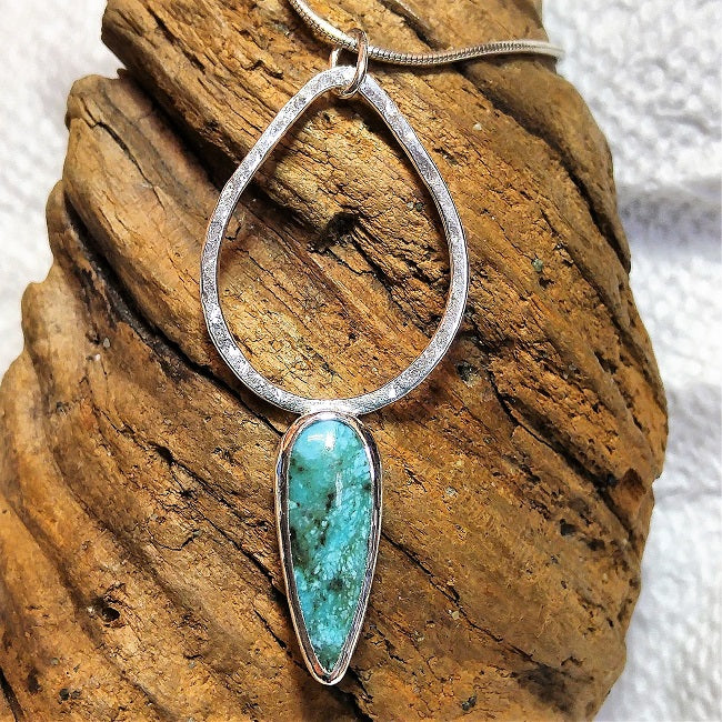 Arizona Turquoise Sterling Pendant