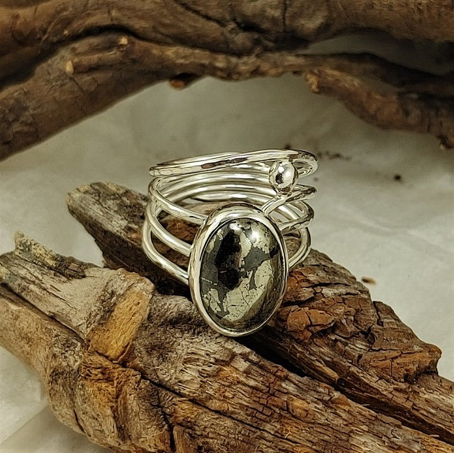 Healer's Gold organic 4 strand ring