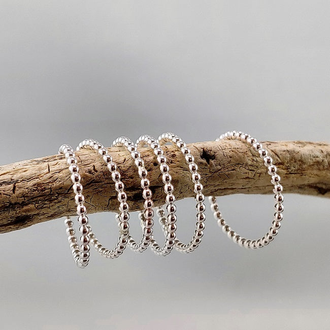 Mini multiball stacking rings