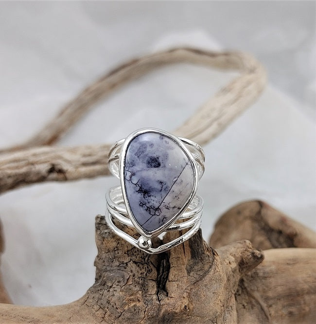 Tiffany Stone 5 strand wrap ring